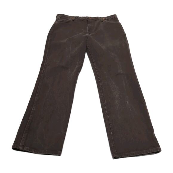 Wrangler 936KCL Cowboy Cut Jeans Mens 38x32 Actual 36.75x31.5 Brown Western USA - Picture 1 of 14